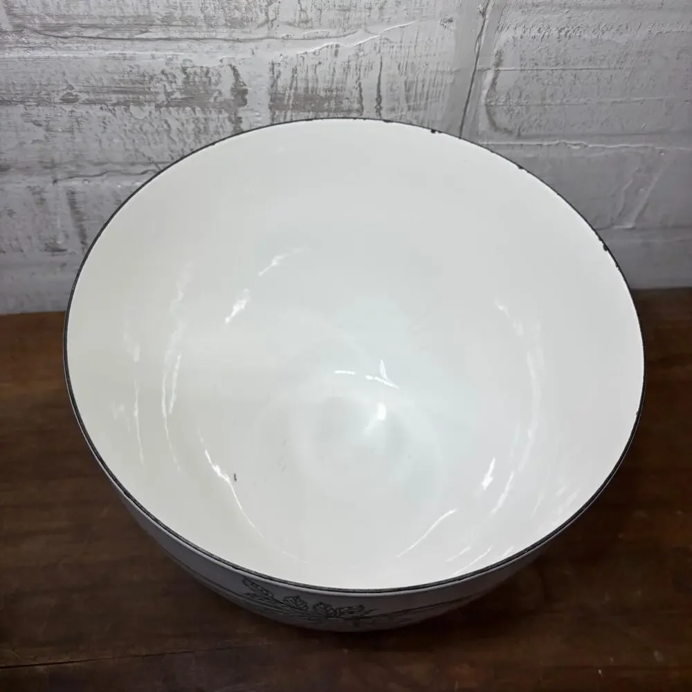 Vintage Finel Arabia Enamel Bowl by Kaj Franck
